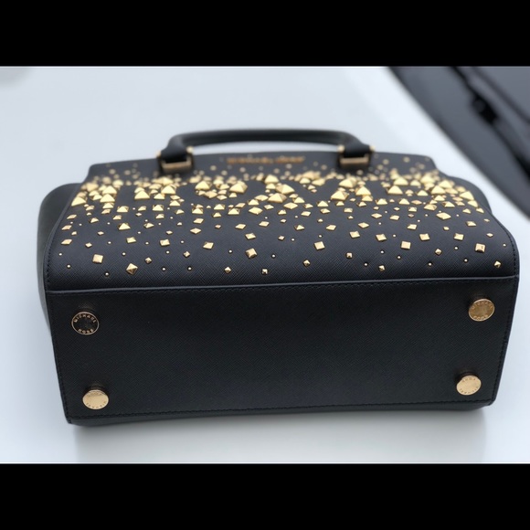 Michael kors SELMA studded medium satchel bag - Picture 5 of 8